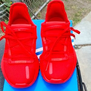 Shoes: Red Adidas 11K